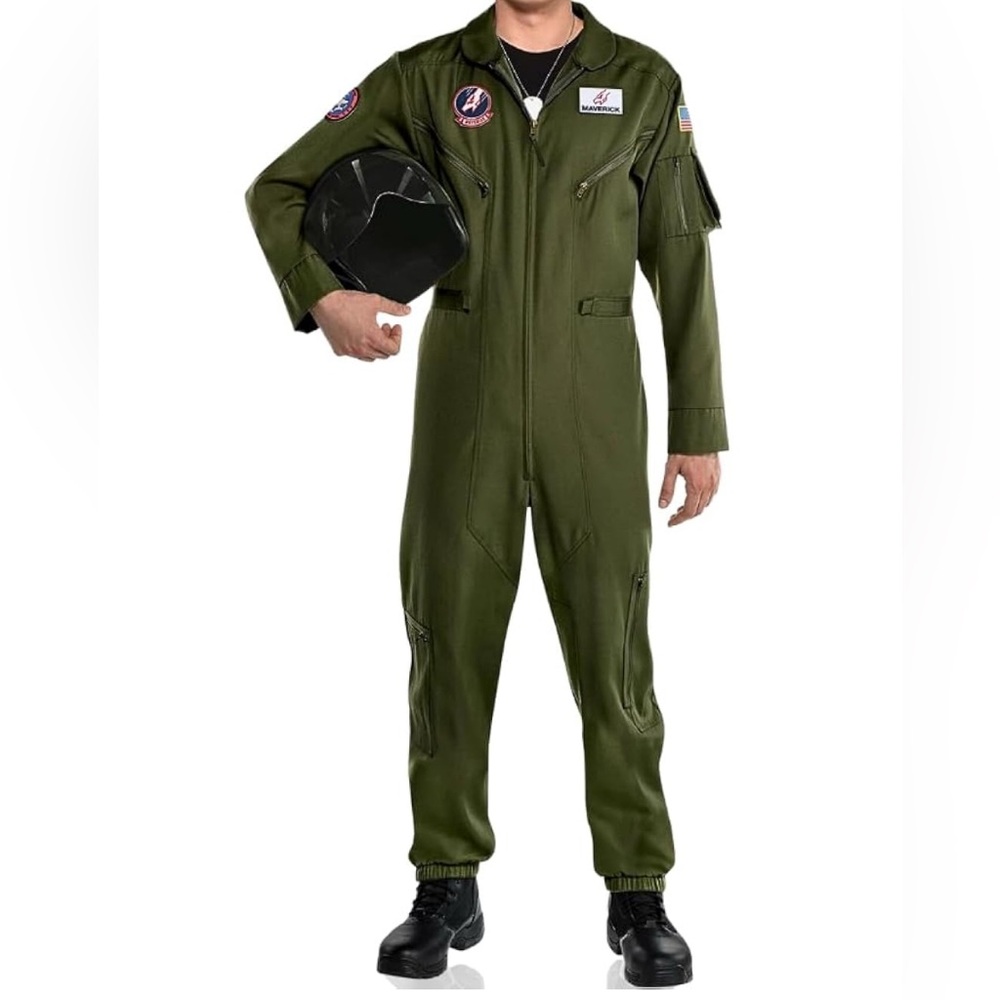 Adult Maverick Flight Suit Costume